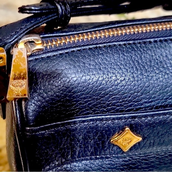 MCM Studded Papillon Barrel Mini Bag, Authentic. EUC - Picture 7 of 10